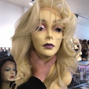 Blonde Lacefront Wig Swisslace Romance Curls 20 in